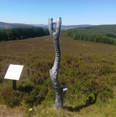Sculpture on Minch Moor #resolutionpoint #minchmoor #scottishborders #scotland