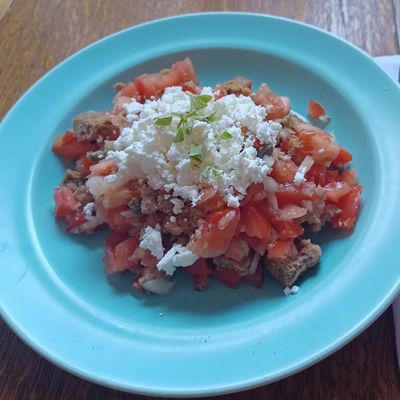 Cretan dakos salad 🇬🇷